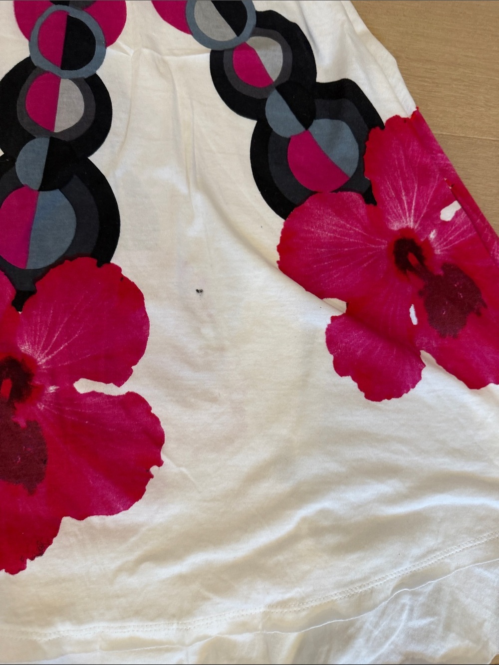 Desigual Women’s White Black Pink Red Floral Sundress size small - Picture 16 of 16